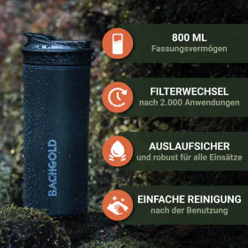 Listingbild 3 für Wasserfilter XL, 800 ml von BACHGOLD
