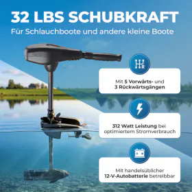 Listingbild 1 für Elektro-Bootsmotor, 32 lbs von Miganeo
